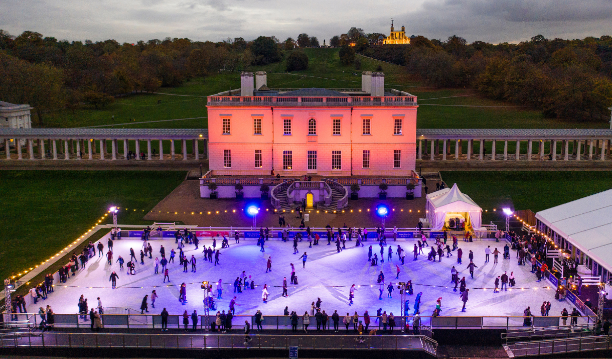 The Queen's House Ice Rink in Greenwich
